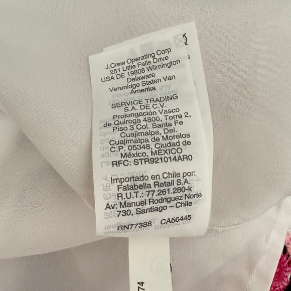 J.Crew Neon Pink Floral Crochet Sleeveless Top Daisy Embroidered XS Lace Boho - Picture 7 of 7